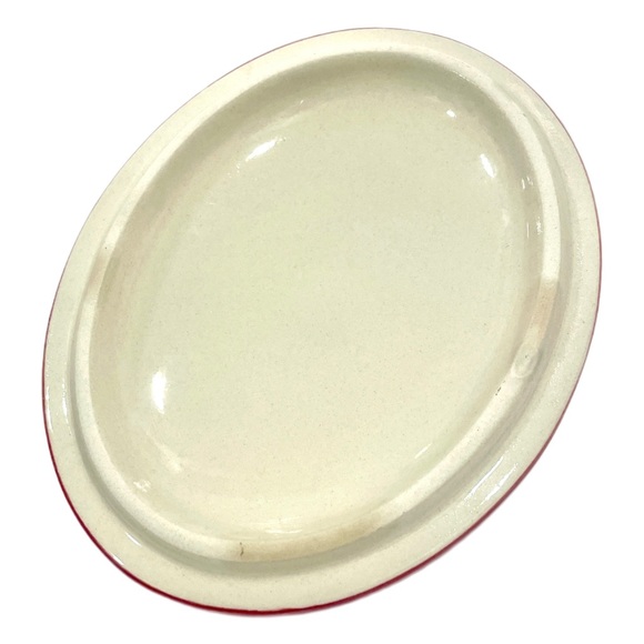 TEMPTATIONS Old World Cranberry Red 9 oz Ramekins & Serving Baskets Set of 2 EUC - Picture 10 of 14